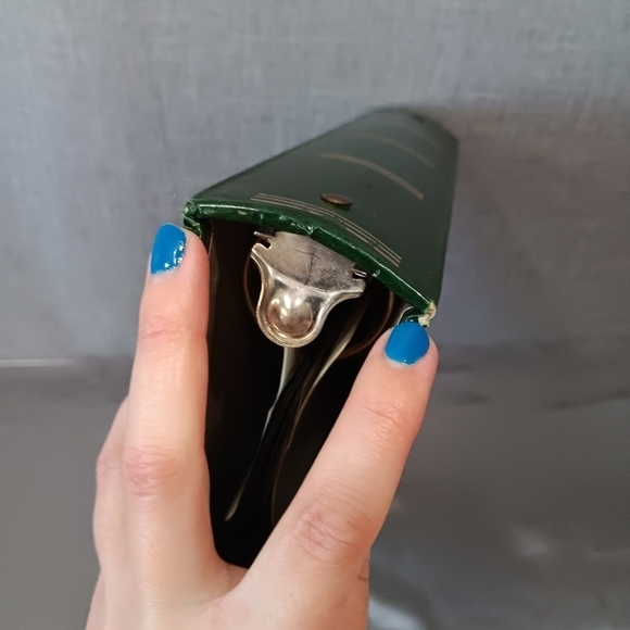 Vintage Photograph Scrapbook Album Green Gold Cover 10 pgs 3 Ring memento memory - Picture 7 of 11